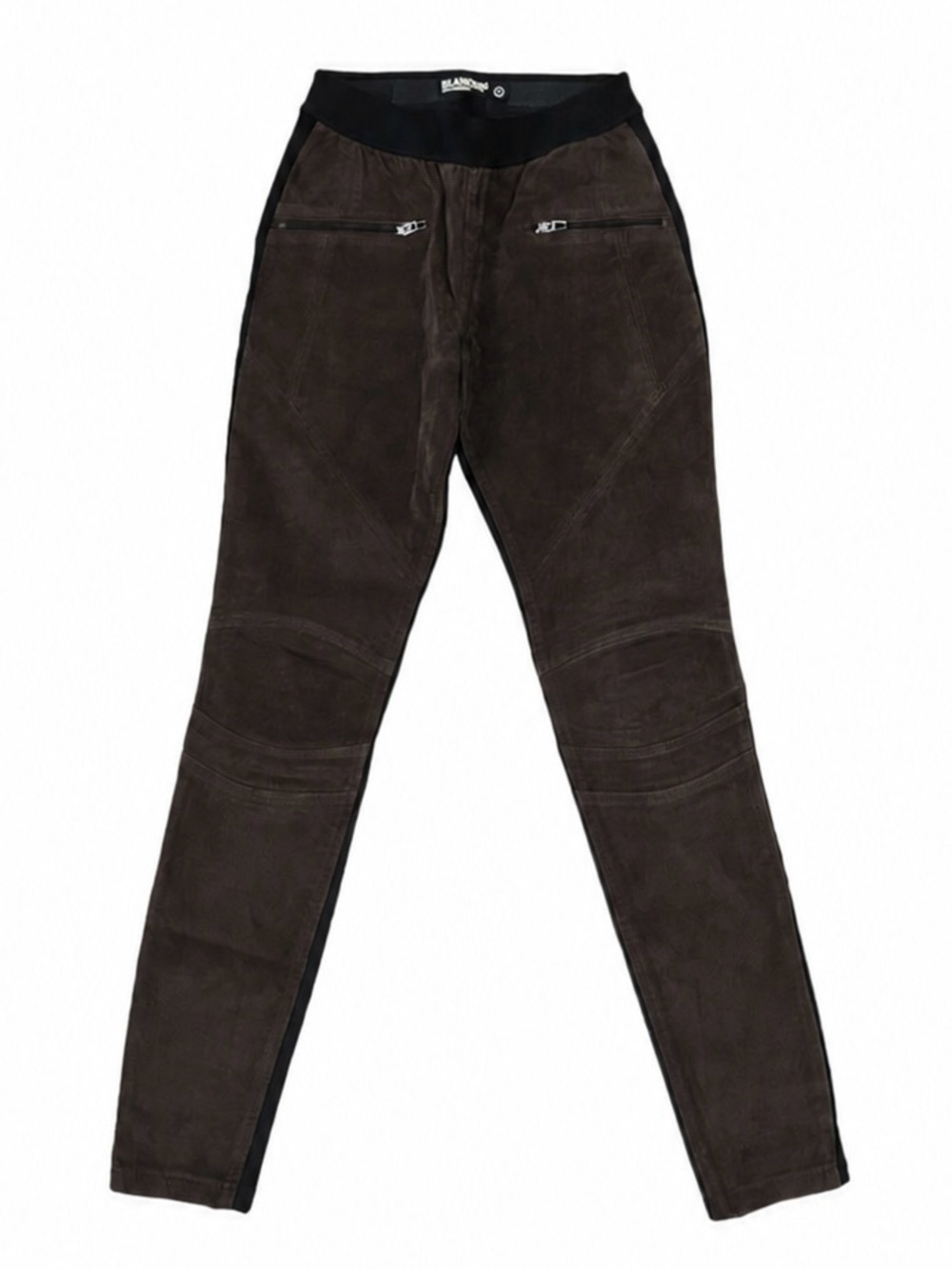 Blank NYC front suede leather pull on leggings size 25 moto pants NWOT